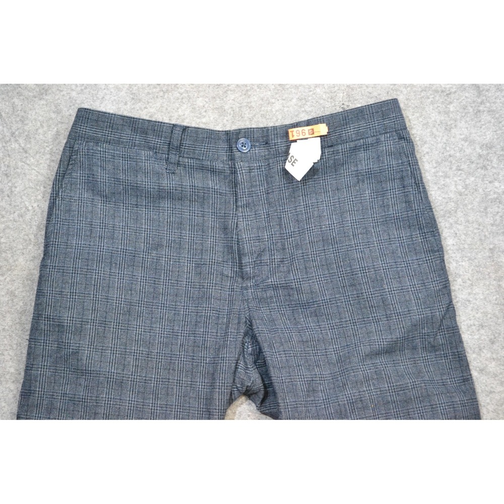 J Crew Pants Mens 32x27 Gray Plaid Tweed Check Stretch Chino Casual 484 Slim